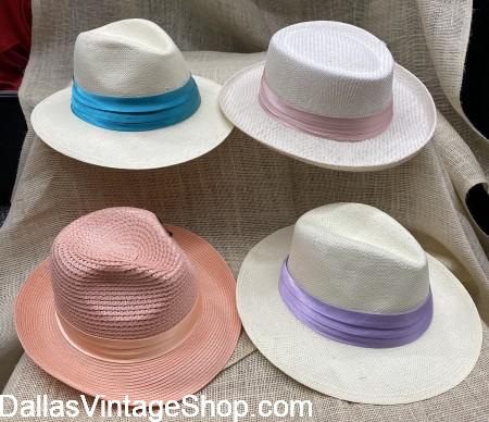 Top Kentucky Derby Gents Hats: Fedoras, Panamas, Spring Colors, Pastel Ky Derby Gentlemen's Hats, Ivy, Cabbie & Newsboy Ky Derby Hats and more are at Dallas Vintage Shop.