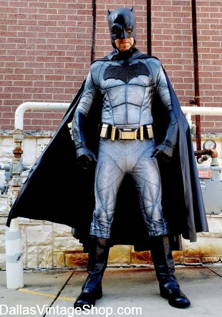 Superhero Batman Fan Expo Costume: many versions of Batman, Superheroes & Super Villains from Dallas Vintage Shop.