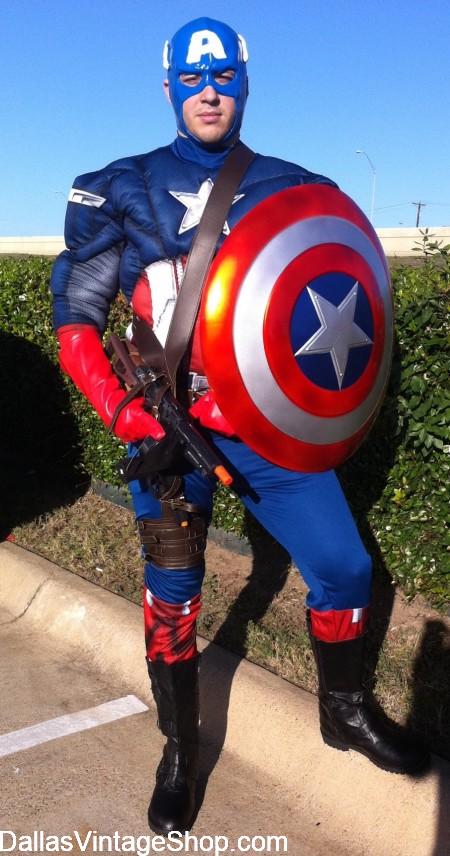 Captain America Dallas Vintage Clothing Costume Shop