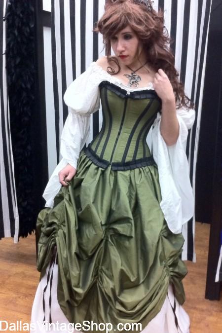 Colorado Renaissance Festival Lady Costume, Ladies Renaissance Dresses, Corset & Blouses. 