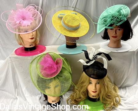Fascinators: Trending Latest Fashions, New & Nostalgic Luxurious Millenary Creations, Old Hollywood Diva Recreations, British Styles, Vintage Fascinators: Largest Quantity, Latest Styles, Newest Fashions anywhere.