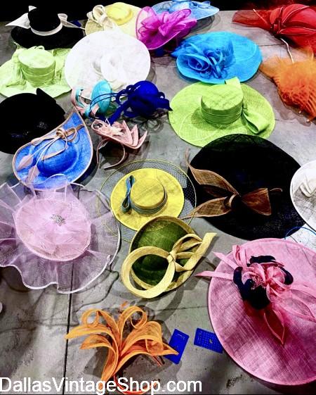 KENTUCKY DERBY LADIES FASCINATORS: Unique Couture & British Fashions are in. Also, Bold, Lavish, Sophisticated, Demure or Extravagant Styles. Kentucky Derby Ladies Fascinators Dallas