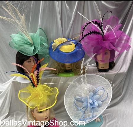Couture Fascinator Hats: New Fashions, Latest Trends, Delightful Details. Sinamay, Organza & other blends, Sophisticated, Elite, We Customize Couture Fascinator Hats: Largest Collection of Avant Guard Fascinators in Dallas.