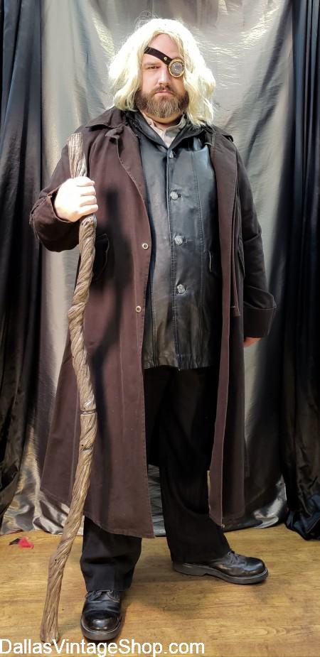 HARRY POTTER DALLAS: Fan Meet Up & other activities Information HERE on our website. Mad Eye Moody and all the HP Characters Costumes you will ever need are HERE at Dallas Vintage Shop. HARRY POTTER DALLAS: HP Events DFW & Mad Eye Moody Costume