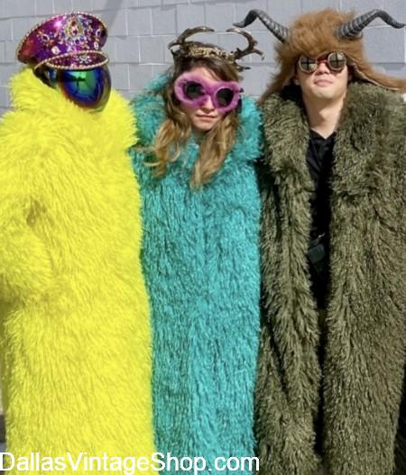 Burning Man Tomorrow Today Night Time Attire: Where to get Burner Warm Clothing? From Dallas Vintage Shop.