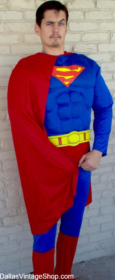 RETRO CHARACTERS COSTUMES Vintage Superman Costume, Movie Classic Characters, Vintage TV Show Characters, Costumes & Accessories in stock all year yound.