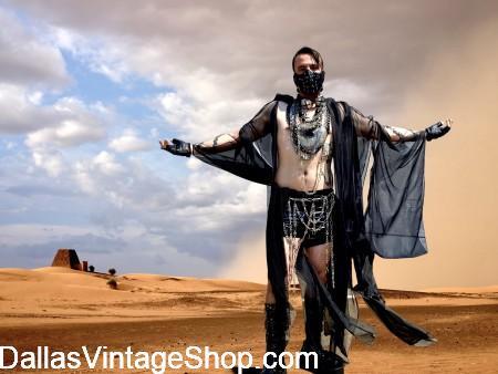 BURNING MAN MEN'S COSTUMES: Top Costume Ideas, Futuristic Desert Sear Outfit.