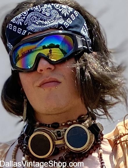 BURNING MAN MEN'S OUTFITS: Comfortable Desert Ready, Baggy, Breezy Clothing, Desert Goggles, Eye Protection & more from Dallas Vintage Shop. BURNING MAN MEN'S OUTFITS: Comfortable Desert Baggy, Breezy Clothing.