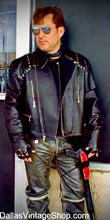 DYSTOPIAN MAD MAX LEATHER OUTFIT: Men's Killer Costumes, Tom Hardy or Mel Gibson, Mad Max Leather Outfits, Apocalyptic Men's Leather Attire DYSTOPIAN MAD MAX LEATHER OUTFIT: We have Studly Men's Leather Costumes