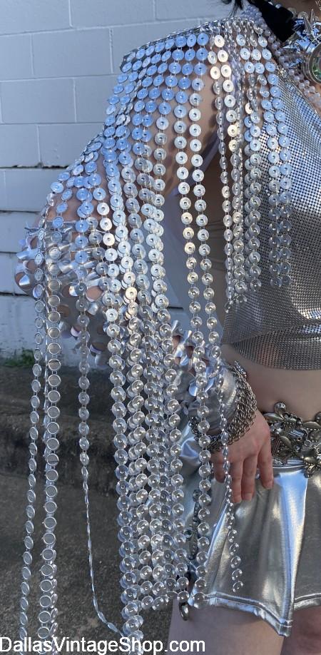 BURNING MAN BEST LADIES COSTUMES: Futuristic Unique, Dramatic Accessories in Stock Now.
