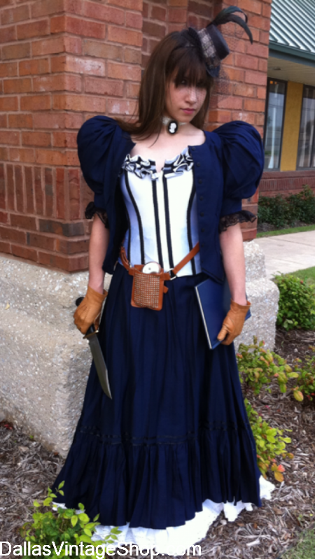 DRAGON CON LADIES COSTUME IDEAS: Find all your favorite Ladies Gamer Cosplay Character Costumes in our Dallas Megastore, We keep tons of Classic Sci-fi Characters in stock, like this Elizabeth, BioShock Infinite Video Game Character and other Popular Gamer's Costume Ideas. Also we have Sci-fi Movie Characters Complete Outfits too. Dallas Vintage Shop is Open All Year Round. DRAGON CON LADIES COSTUMES IDEAS: Best Costumes for Ladies, Elizabeth, BioShock Infinite, from Dallas Vintage Shop.