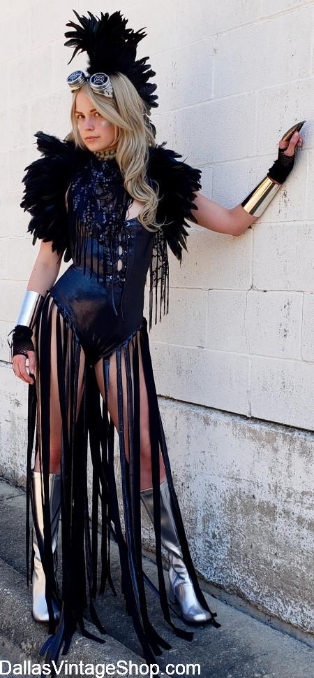 BURNING MAN LADIES FUTURISTIC OUTFITS:Latest Burning Man Fashion Ideas & Futuristic Rave Attire.