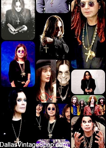 OZZY OSBOURNE: We have The Many Costumes & Period Outfits of Ozzy at Dallas Vintage Shop.