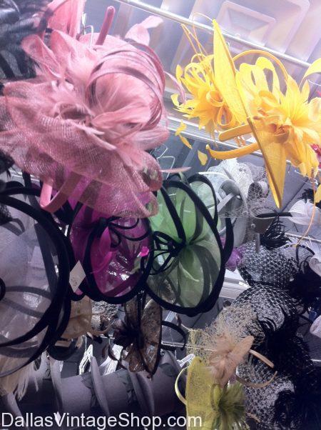 Fascinators for Derby Days, Flamboyant Facinators, Outrageous Fascinators, Whimsical Fascinators, Birdcage Netted Fascinators and any kind of Facinators you can imagine.