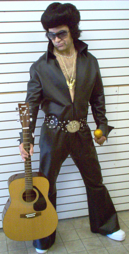 Details about   HT Mens Costume Fancy Dress Rock and Roll Rock Star Legend Elvis Presley 