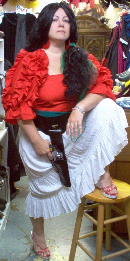 Mexican Cinco de Mayo lady Costume Dallas