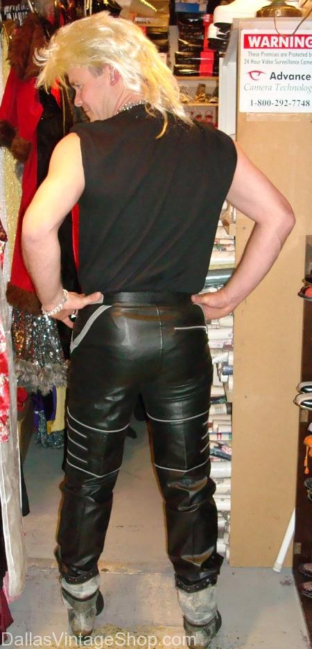 80s leather trousers
