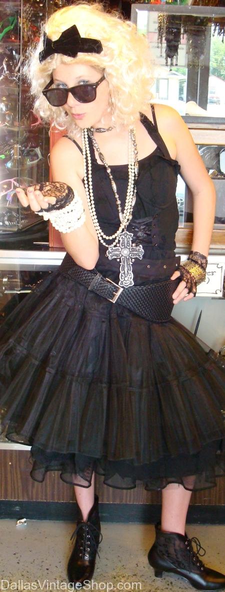  Madonna 80s Costume: Clothing, Shoes & Jewelry