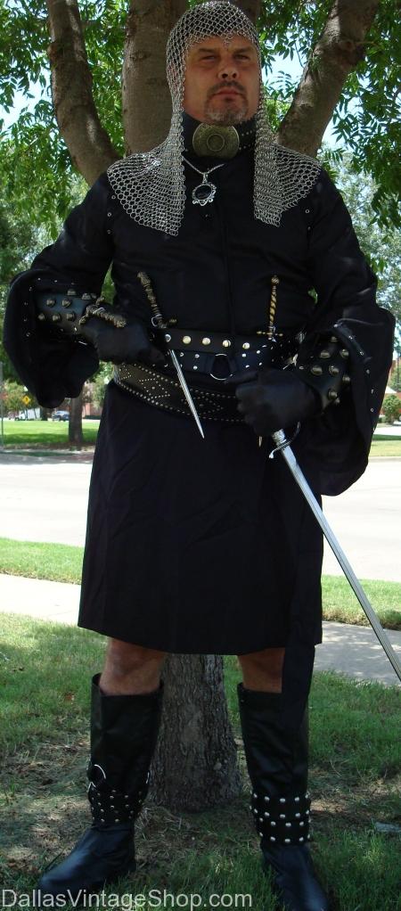 We stock these MEDIEVAL Assassin ATTIRE, Executioner COSTUMES & WEAPONS, Deluxe Quality Executioner Costume, Fantasy Executioner Assassin's Outfit , Medieval Executioner Gear, Renaissance Festival Executioner Costume, Theatrical Medieval Executioner Attire, Medieval Weapons & Sword Belts. Here is our Supreme Quality Executioner Outfit, Economy Executioner Outfits, Adult & Kids Medieval Executioner Costumes, 
