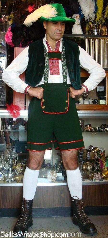 Oktoberfest Yodeller Costume, Lederhosens for Oktoberfest, Mens Octoberfest Costumes