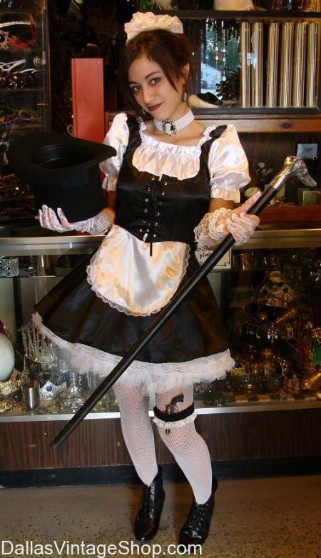 Dallas Halloween Costume French Maid Costume