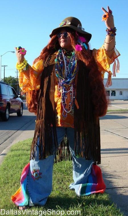 1960's Hippie Mamma, Ladies Hippie Vest, Hippie Floppy Hats, Hippie Wigs, Hippie Love Beads, Hippie Necklaces, Mood Rings, Indian Bead Jewelry, Hippie Jeans, Hippie  Round Sunglasses